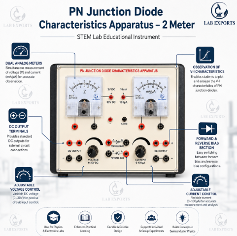PN Junction Diode Characteristics Apparatus